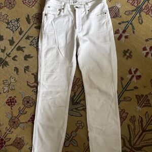 J Crew white jeans 27